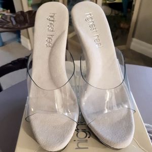 BNIB The Highest Heel Collection Clear Heals